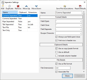 File Associations